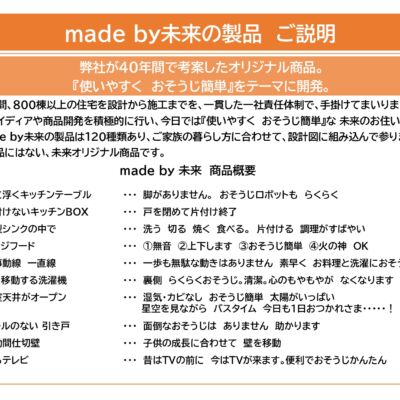 トップページ(made by未来の製品）の画像